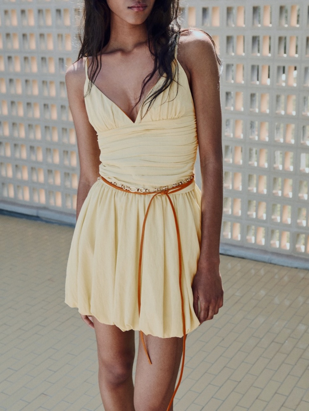 Mango Mini Balloon Dress